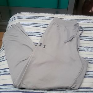Grey pair of Under Armour jogging pants